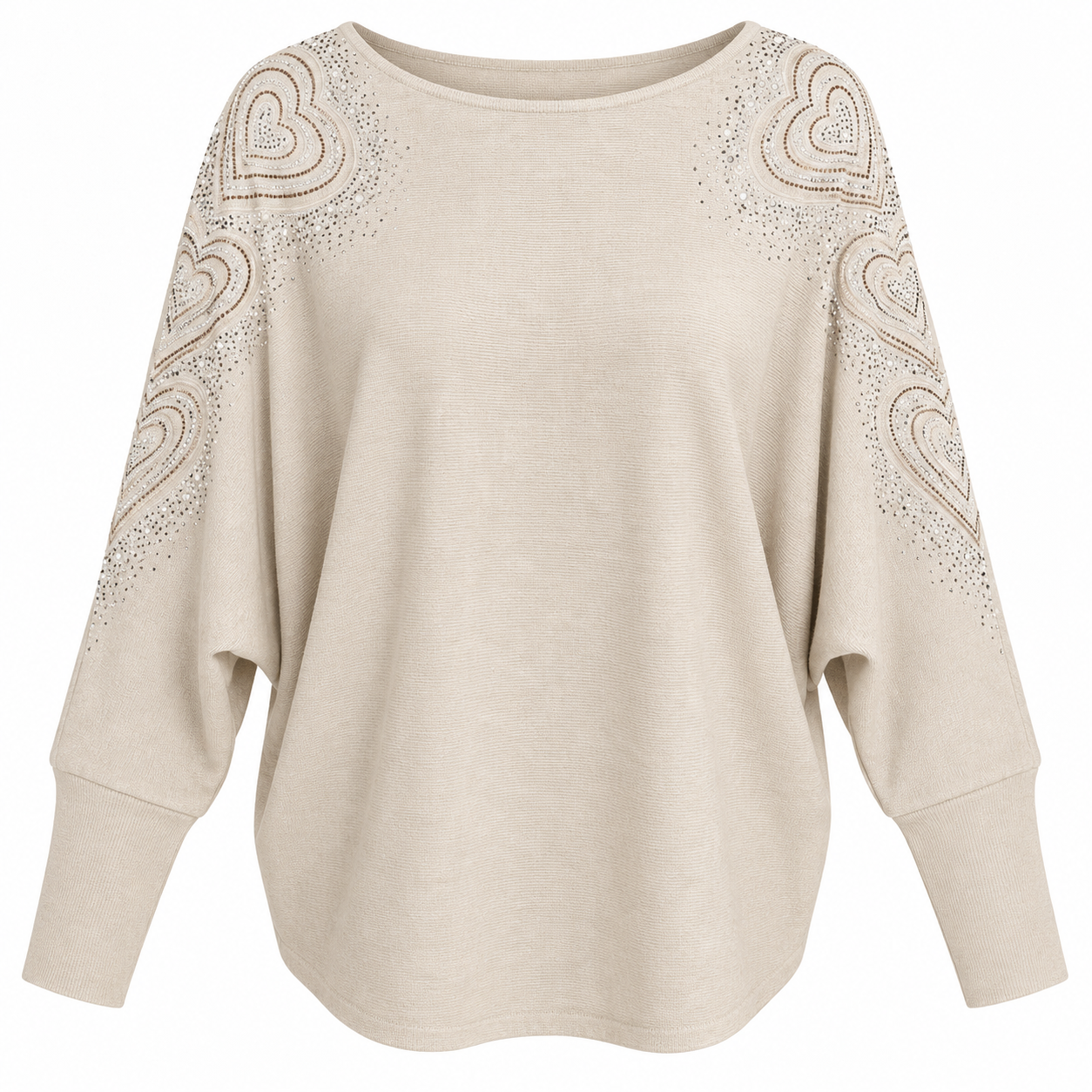 Cocoa Luxe Heart Jumper