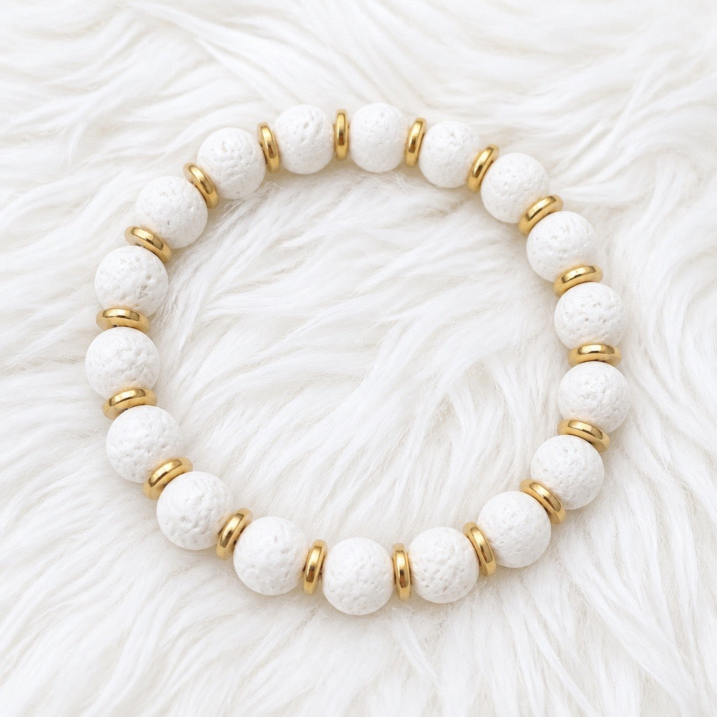 Volcanic Balance Lava Stone Bracelet