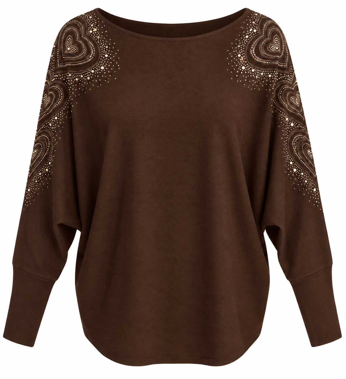 Cocoa Luxe Heart Jumper