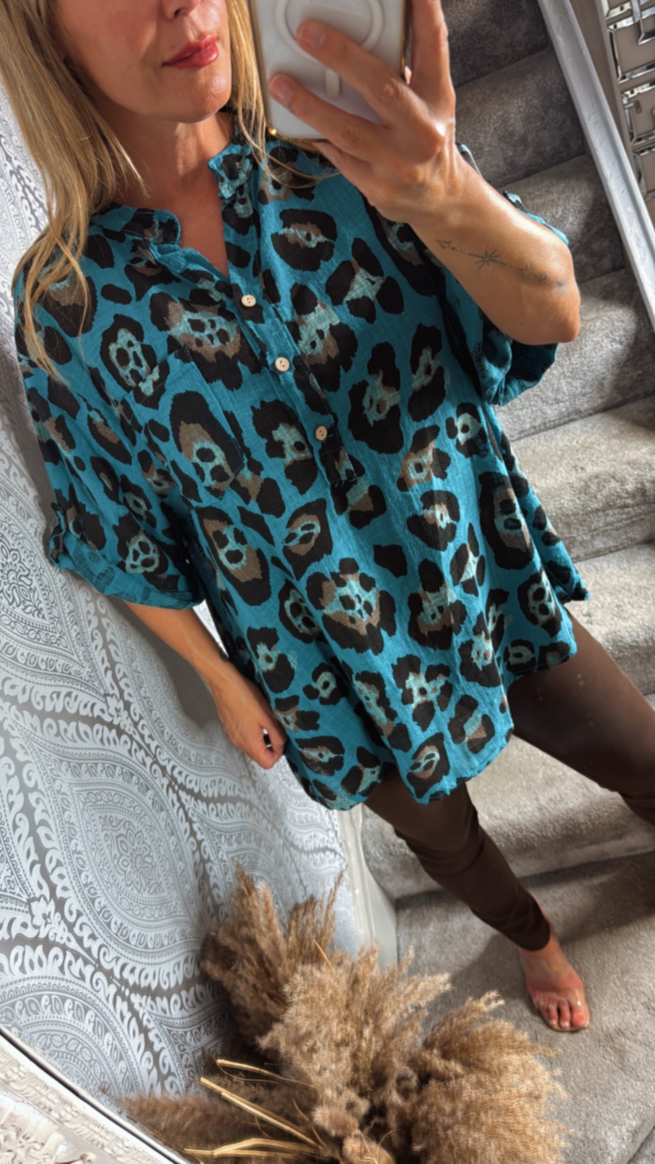 Clara Leopard Top